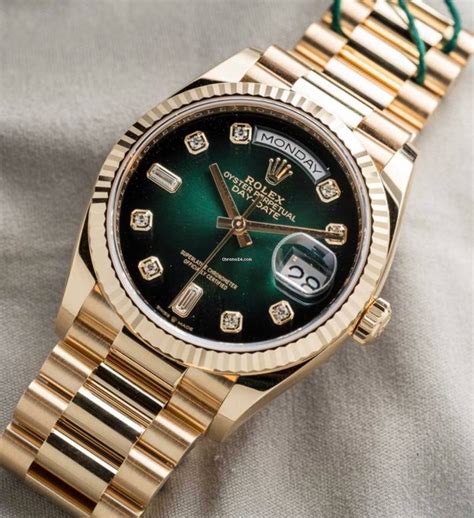 rolex daydate verde|rolex watches day date.